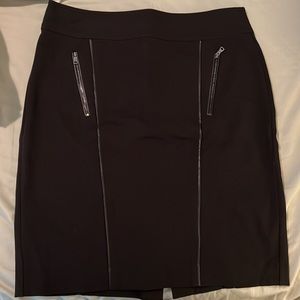 Ann Taylor Black Pencil Skirt Sz 10